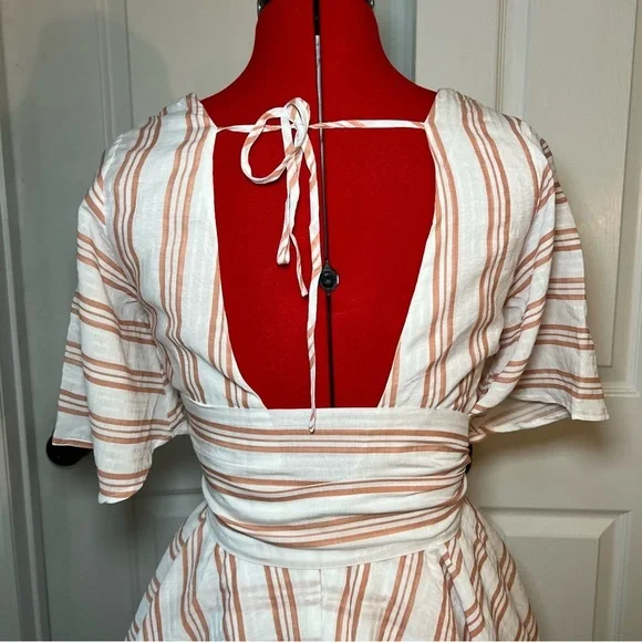 Lulu’s ruffle skirt flutter sleeve rayon blend mini dress - Picture 5 of 9